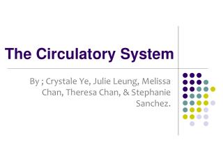 The Circulatory System