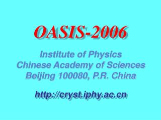 OASIS-2006