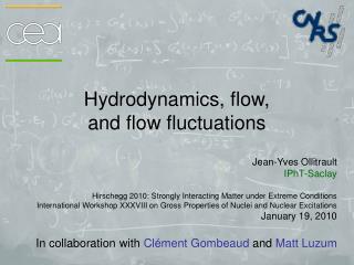 Hydrodynamics, flow, and flow fluctuations