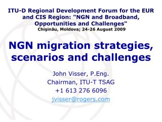 NGN migration strategies, scenarios and challenges