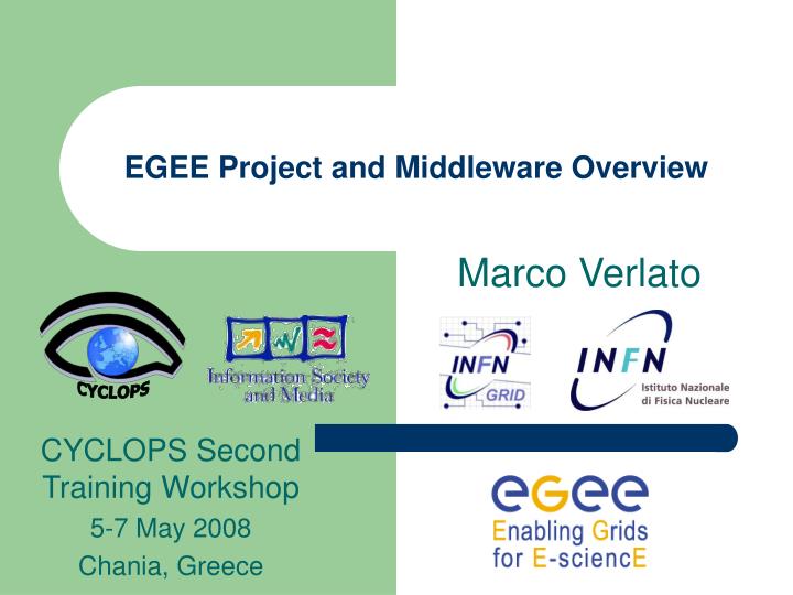 egee project and middleware overview