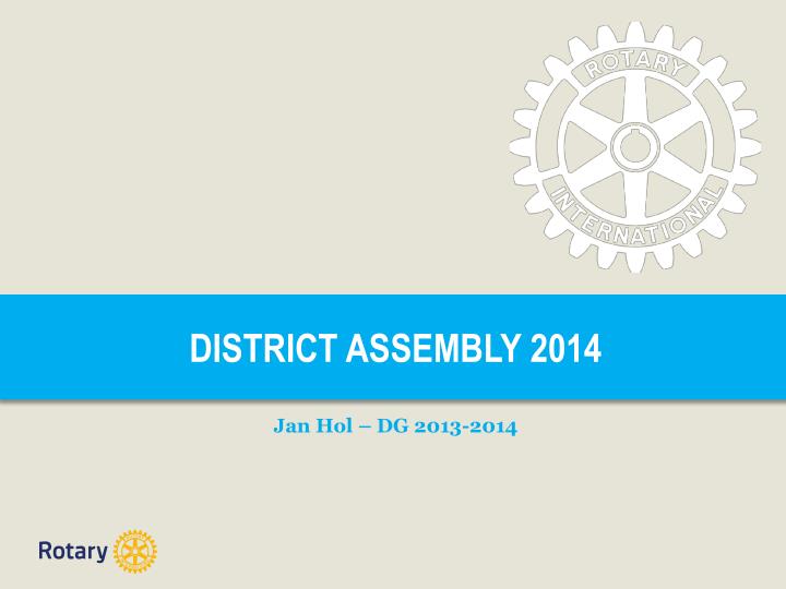 district assembly 2014