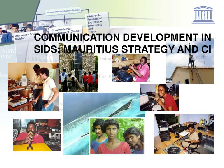 communication development in sids mauritius strategy and ci
