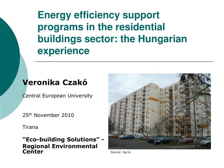 energy efficiency support programs in the residential buildings sector the hungarian experience
