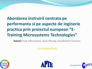 autori fuica rosemari ioan plotog gaudentiu varzaru www msystech eu