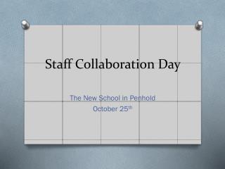 Staff Collaboration Day