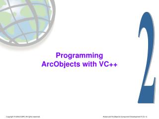 Programming ArcObjects with VC++
