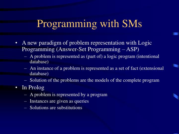 programming with sms