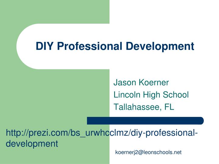 diy professional development