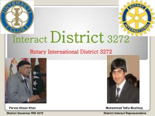 Interact District 3272 Rotary International District 3272