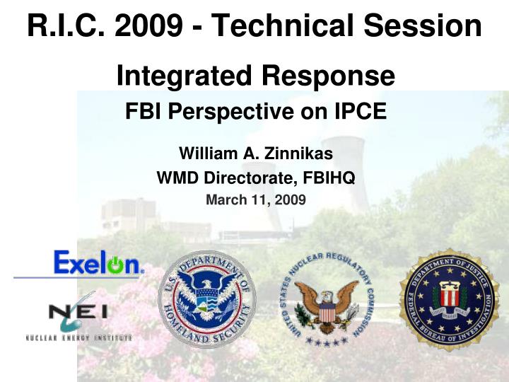 r i c 2009 technical session