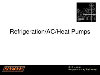 Refrigeration/AC/Heat Pumps