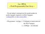 Les FPGA « Field Programmable Gate Array » - slide 1