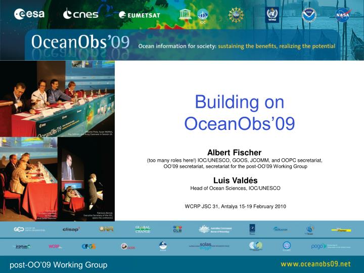 building on oceanobs 09