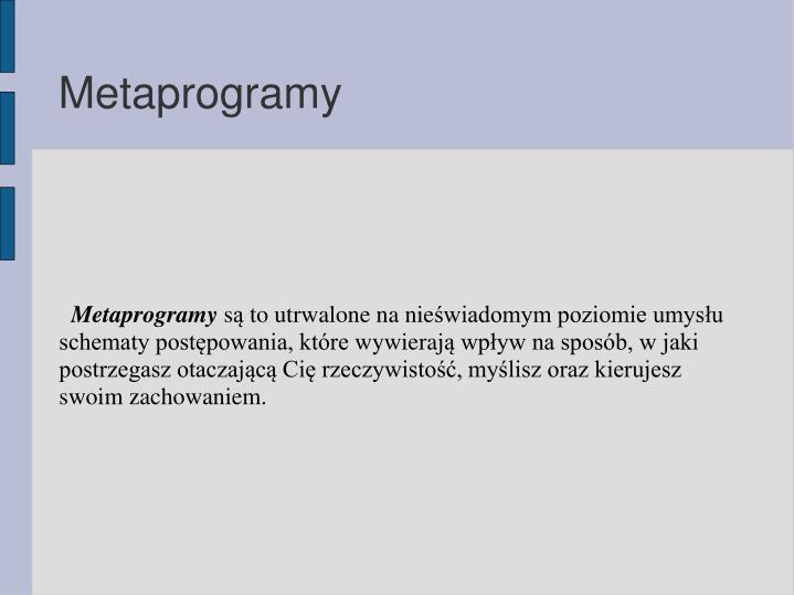 metaprogramy