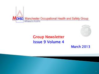 Group Newsletter Issue 9 Volume 4 March 2013