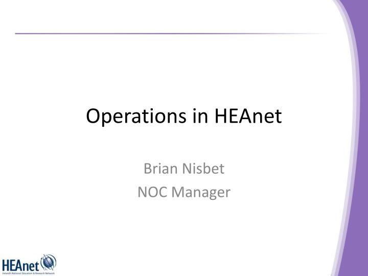 operations in heanet