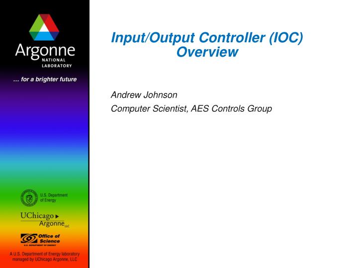 andrew johnson computer scientist aes controls group