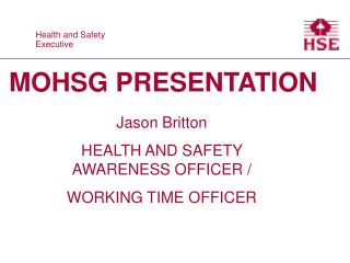 MOHSG PRESENTATION