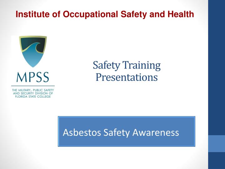 safety training presentations