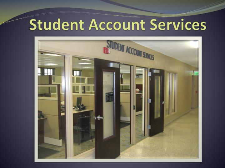 student account services