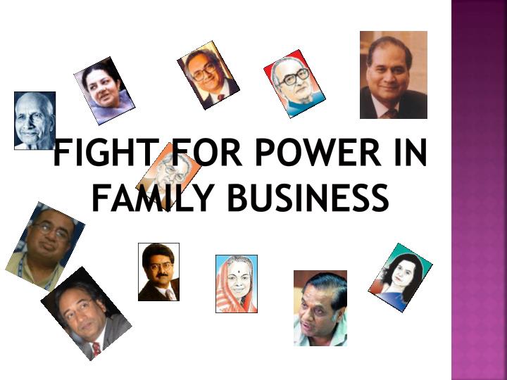 fight for power in family business