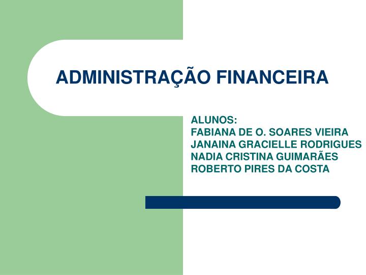 administra o financeira