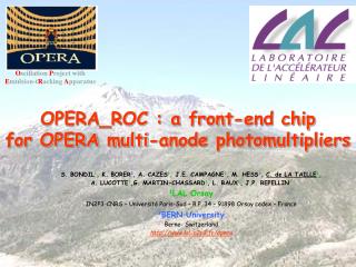 OPERA_ROC : a front-end chip for OPERA multi-anode photomultipliers
