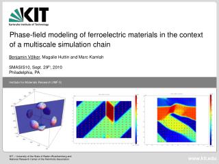 Phase-field modeling of ferroelectric materials in the context of a multiscale simulation chain