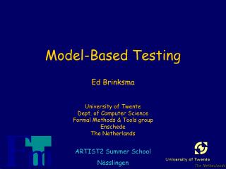 Model-Based Testing