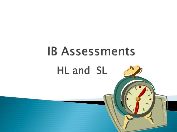 ib assessments