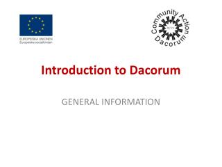 Introduction to Dacorum