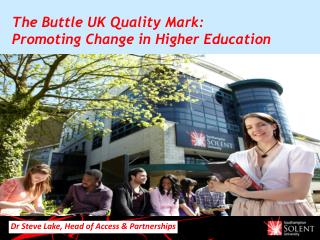 The Buttle UK Quality Mark: Promoting Change in Higher Education