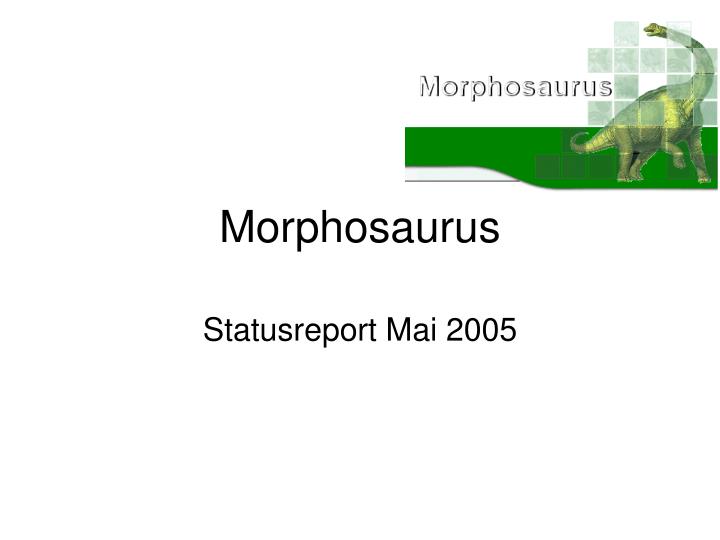 morphosaurus