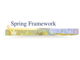 Spring Framework