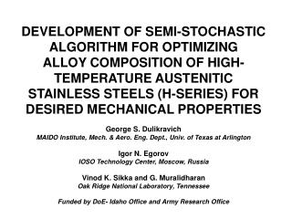 Constrained optimization algorithms