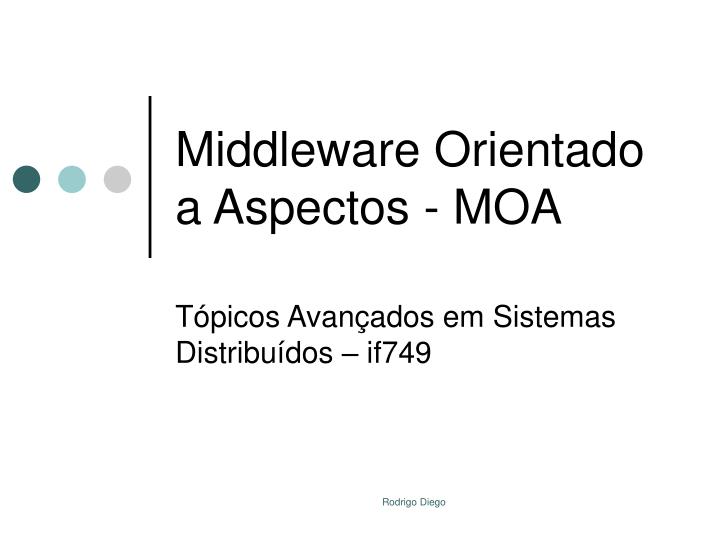 middleware orientado a aspectos moa