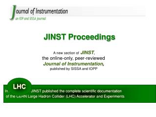 JINST Proceedings