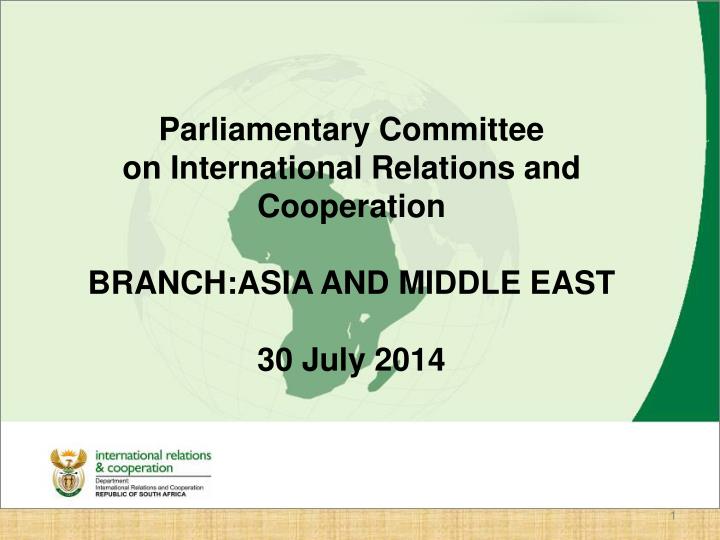 branch asia and middle east