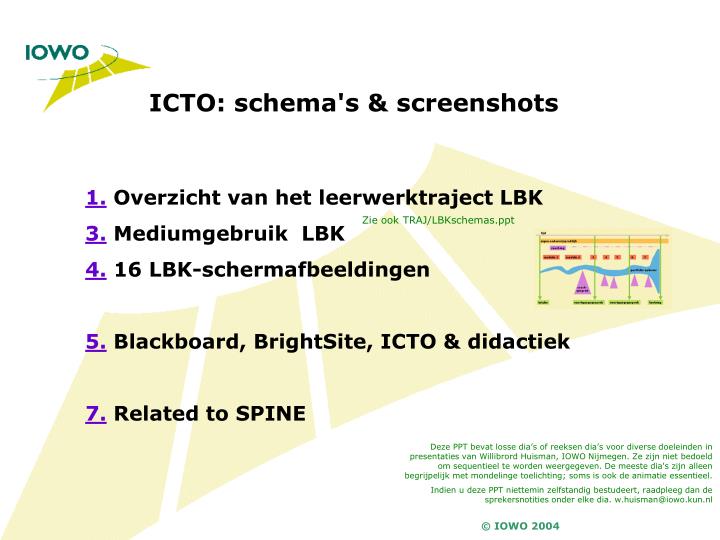 icto schema s screenshots