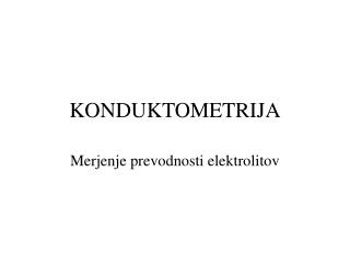konduktometrija