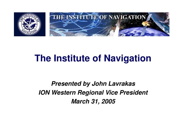 the institute of navigation