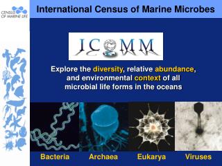 International Census of Marine Microbes