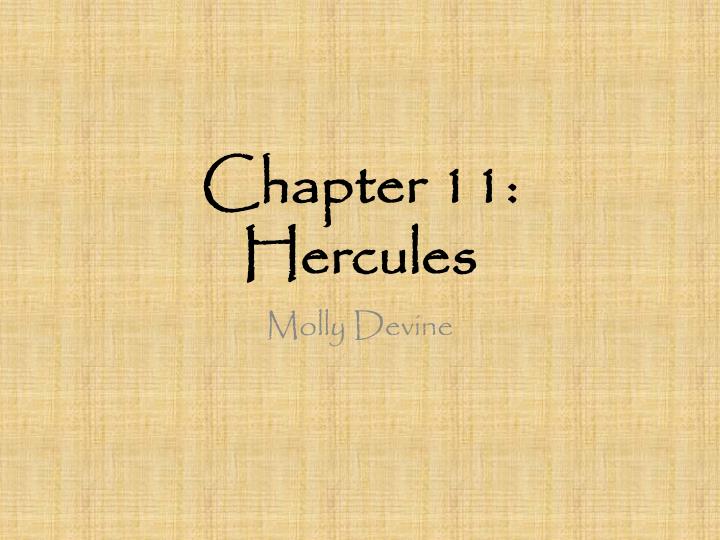 chapter 11 hercules