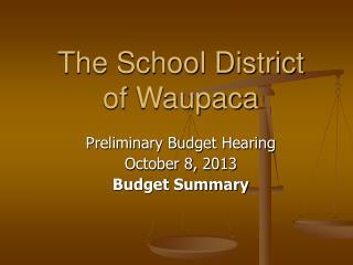 The School District of Waupaca