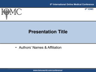authors names affiliation