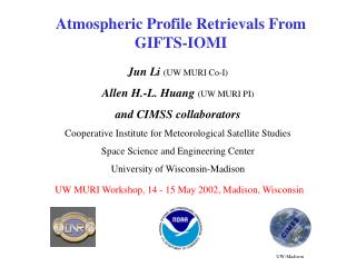 Atmospheric Profile Retrievals From GIFTS-IOMI