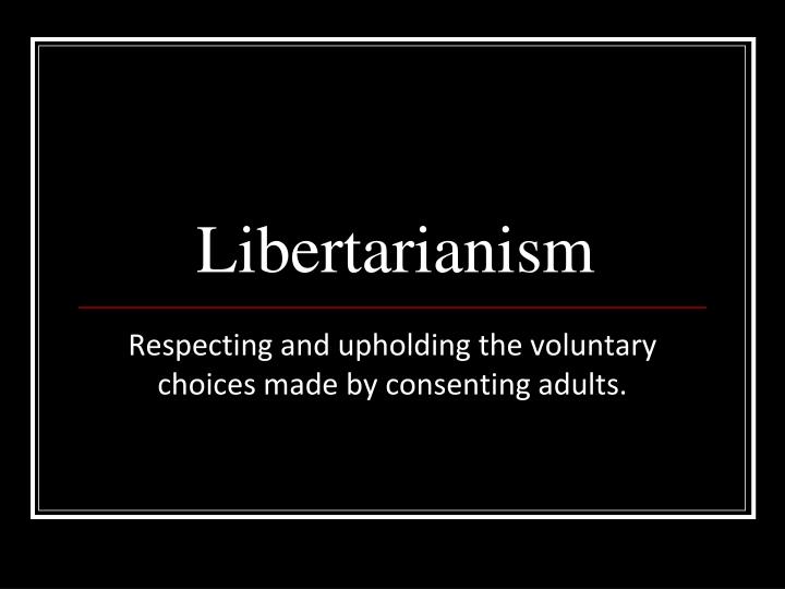 libertarianism