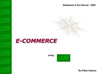 E-COMMERCE