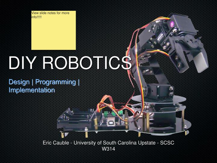 diy robotics